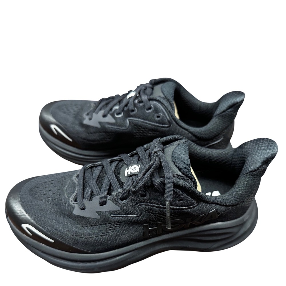 Hoka One One Clifton 9 Big Kids Black‎ Running Shoes 1168860 BBLC 5Y 5MD